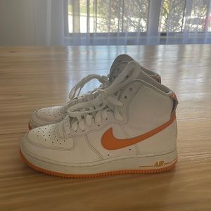 women’s nike air force 1 high vibrant orange